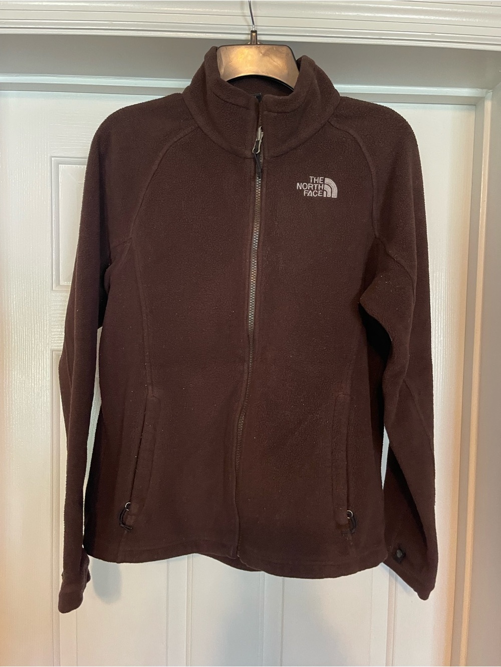 The North Face Women’s Brown Full-Zip Teddy Fleece Jacket